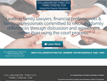 Tablet Screenshot of collabfamlaw.com